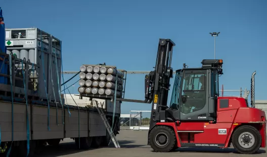 Pårup filling station.