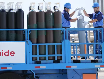 consegne di gas Air Liquide